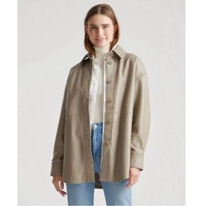 Qunice Leather Shirt Jacket S